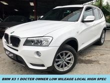 2013 BMW X3 2.0 xDrive20i SUV 1 DOCTOR OWNER LOW MILEAGE LOCAL HIGH SPEC TIPTOP CONDITION