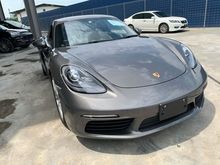 porsche cayman 718 2.0l unreg jpn s/chrono