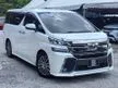 Used 2016 Toyota Vellfire 2.5 Z G Edition MPV * UNDER WARRANTY * LOW MILEAGE * 1 OWNER * ORIGINAL PAINT - Cars for sale