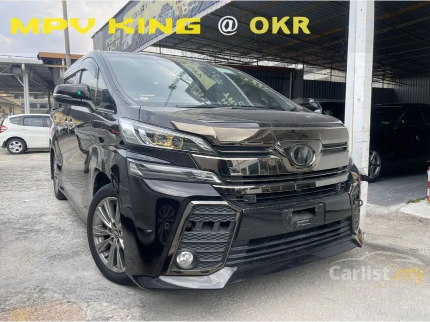 Recon 2017 Toyota VELLFIRE 2.5 SC ZG TYPE BLACK GOLDEN EYE EDITION