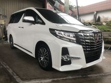 2015 Toyota Alphard SC 2.5 MPV**JBL HOME THEATHER**JBL REAR ENTERTAINMENT**PRE-CRASH SYSTEM**PREMIUM WARRANTY**