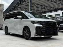 STOCK CLEARANCE PROMOTION [FREE 6 YEARS WARRANTY] RECOND 2024 Toyota Vellfire 2.4 Z Premier MPV TAHA40 BLACK LEATHER