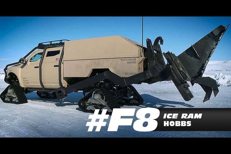 Mobil-mobil Modifikasi 'Ice Cars' Warnai Film Fast and Furious 8