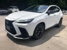 2022 Lexus NX 350 2.4 F Sport full spec