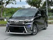 2017 Toyota Vellfire 2.5 ZG MPV (A) 83K MILAGE , SUNROOF , PILOT SEAT , BSM & DIM