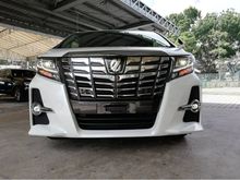 (Rm2.9k/Monthly) (Buy 1 Free 3) (Max Loan In Town) 2017 Toyota Alphard 2.5 G S C Package MPV