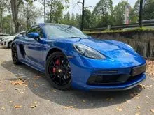 2019 Porsche 718 2.5 Cayman GTS (SportChronoPackage,SportExhaust,PASM,AlcantaraSeat)