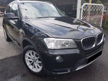 2012 BMW X3 20i X-DRIVE 2.0 (A) 1 YEAR WARRANTY FULL SERVICE RECORD LOW MILEAGE 68K TWIN POWER TURBO FULON