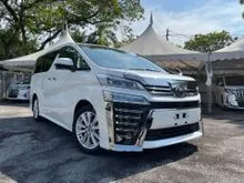 Toyota Vellfire 2.5 Z A Edition 2018 ALPINE NAVI ALPINE ROOF MONITOR