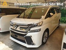 2016 Toyota Vellfire 2.5 Z Spec 8 Seater Surround Camera Power Boot 2 Power Door Local AP Unreg