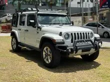 2021 ORI 29K KM LEATHER ALPINE SOUND SYSTEM BLIND SPOT PRE COLLISION LANE ASSIST APPLE CAR PLAY Jeep Wrangler 2.0 Unlimited Sahara UNREG
