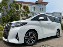 2019 Toyota Alphard 2.5 G Van Wagon Nik2019 White On Beige Km20rb Pilot Seat Heater Seat 4Cam PBD TDP.350JT