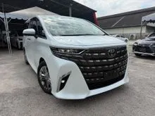 2024 Toyota Alphard 2.5 Z 7-Seater MPV-5A, 16,500KM, 360 CAM, DIM, BSM, ADV PARK, ROOF MONITOR, READY STOCK IN SHOWROOM, JUST ARRIVE, JUNE PROMOTION