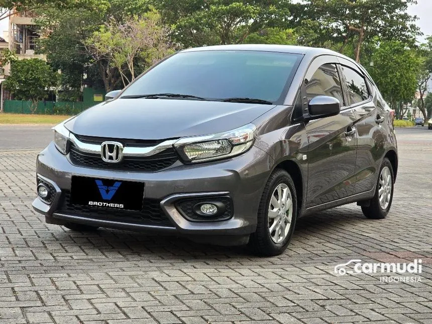 Jual Mobil Honda Brio 2018 Satya E 1.2 di Banten Automatic Hatchback Abu
