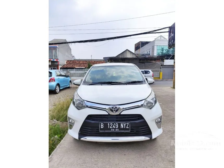 Jual Mobil Toyota Calya 2017 G 1.2 di Banten Automatic MPV Putih Rp 115.000.000