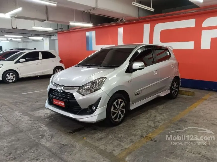 Jual Mobil Toyota Agya 2019 TRD 1.2 di Jawa Barat Manual Hatchback Silver Rp 109.000.000
