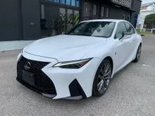 2022 Lexus IS 300 2.0 F Sport 4CAM WHITE INTERIOR
