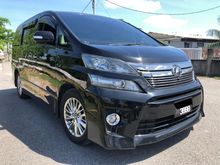 2014 Toyota Vellfire 3.5 V L FULL LETAHER PILOT SEAT 360 CAMERA LKA SYSTEM HOME THEATER SYSTEM WEEKEND USED ONLY ORIGINAL NANOE AIR FRESHER SYSTEM