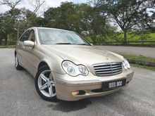 MERCEDES-BENZ W203 C230K 192HP 260NM PADDLE SHIFT SUPERCHARGER 1 CAREFUL OWNER ACCIDENT FREE LOCAL SPEC