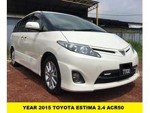 Year 2015 Toyota Estima 2.4 Aeras (AT) Full Service Low Mileage 2 Power Door **No SST**