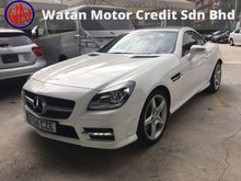 Mercedes-Benz SLK200 AMG Convertible NO MORE GST,MOON ROOF,LED LIGHT,GENUINE YEAR MADE N CAN PROVE 14-UNREGISTER,RED SEAT BELT,FREE WARRANTY N GIFTS