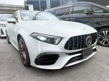 2021 Mercedes-Benz AMG A45 2.0 S 4MATIC PANAROMIC ROOF ,360 CAMERA ,BACKET SEATS ,JAPAN SPEC UNREG