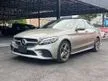 Recon 2018 Mercedes-Benz C180 1.6 AMG Sedan New Face Lift Panaromic Unreg - Cars for sale