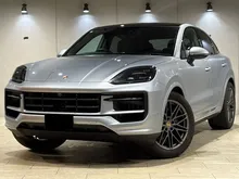 2023 Porsche Cayenne 3.0 Coupe Japan Spec incoming stock included duty Sport Chrono GT Silver Sport Steering Bose Seat Ventilation 14 way seats