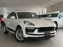 2022 Porsche Macan 2.0 SUV BLACK SEAT SPORT CHRONO PASM LOW MILEAGE 5A UNREG
