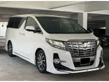 2016/19 Toyota Alphard 2.5 G SC Package MPV JBL 360 CAM MODELISTA BODYKIT SUNROOF AGH30