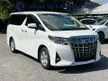 Recon 2021 Toyota Alphard 2.5 X / GRADE 5A / MILLEAGE 13K
