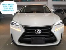 FREE 4 YEARS WARRANTY LEXUS NX200T 2.0CC TURBO LUXURY SUV YEAR : 2015 # Max 012-201 6830