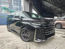 2024 Toyota Vellfire 2.4 Turbo Grade 5A Sun Roof 4Cam360View PCS LTA BSM DIM HUD Advance Drive Roof Monitor Brown Leather P/Boot Side Step Unregister