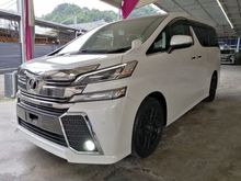 2016 Toyota Vellfire Z Spec 7Seat/2PowerDoor PROMOTION Unregister