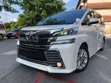 2016 Toyota Vellfire 2.5 Z EDITION (A) 7 SEATER MILEAGE 84K KM ONLY