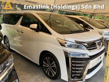 2018 Toyota Vellfire 2.5 ZG sunroof precrash system 2 power doors power boot leather pilot seat surround camera unregistered