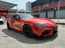 2024 Toyota GR Supra 3.0 RZ PLASMA ORANGE 100 EDITION *GRADE 4.5*16K KM MILEAGE*JBL SOUND SYSTEM*CARBON FIBRE TRIM*BREMBO 4POT BRAKE CALIPER
