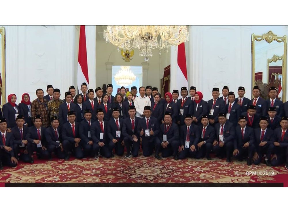 Jokowi Undang Teknisi Daihatsu di World Skill Competition 2019 ke Istana