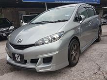 2011 Toyota Wish 1.8 X MPV, Full Loan, One Malay Lady Owner, BodyKit