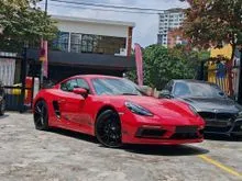 NEGO 2022 Porsche 718 2.0 Cayman SPORT DESIGN PACKAGE / PDLS PLUS / RADAR PACK / S CHRONO / S SEATS / PASM / BOSE / FULL LEATHER INT / 20 INCH WHEELS