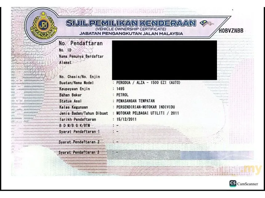 2011 Perodua Alza EZi MPV