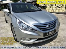 2013 Hyundai Sonata 2.0 (A) PERFECT CONDITION WITH FULL SERVICE RECORD ORIGINAL PAINT PUSH START POWER LEATHER SEAT GOOD AS TOYOTA CAMRY