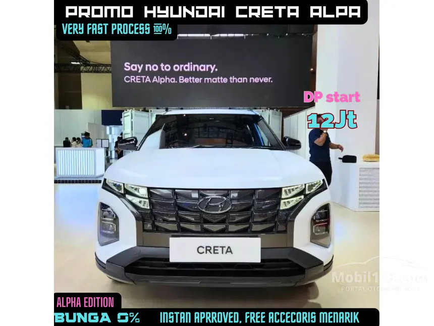 Jual Mobil Hyundai Creta 2024 Alpha 1.5 di DKI Jakarta Automatic Wagon Putih Rp 340.300.000