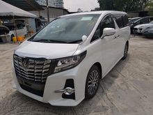 2016 Toyota Alphard 2.5 G SC SUNROOF JBL SOUND SYSTEM PRE CRASH HIGH SPEC UNREG16