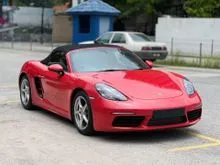 2021 Porsche 718 2.0 Boxster UK Full Spec Sport Chrono Sport Ezhaust PASM Memory Seat Bose Sound