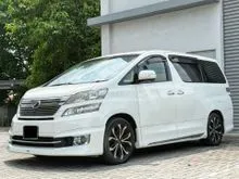 2014 Toyota Vellfire 3.5 VL FULL MODELISTA BODYKIT 2 PILOT SEAT AND POWER DOOR NEW FACELIFT FULL SPEC V6 MODELISTA SPORT RIMS