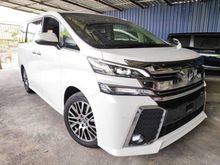 ACIK Recon Unreg 2016 TOYOTA VELLFIRE 2.5 ZG White ALPINE Low MILEAGE