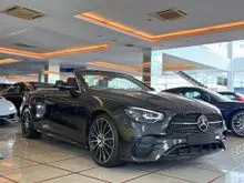 2022 Mercedes-Benz E350 2.0 AMG Line Premium Plus Convertible Night Edition, Facelift, 5k Mileage, New Steering, Burmester, Surr Cam and MORE