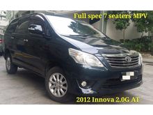 2012 Toyota Innova 2.0 G Facelift DVD Player