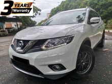 2016 Nissan X-Trail 2.0 SUV / 3 YEARS UNLIMITED MILEAGE WARRANTY / FULL SERVICE REKOD WITH NISSAN / DAYLIGHT / AUTO HEADLAMP / 9 YEARS LOAN